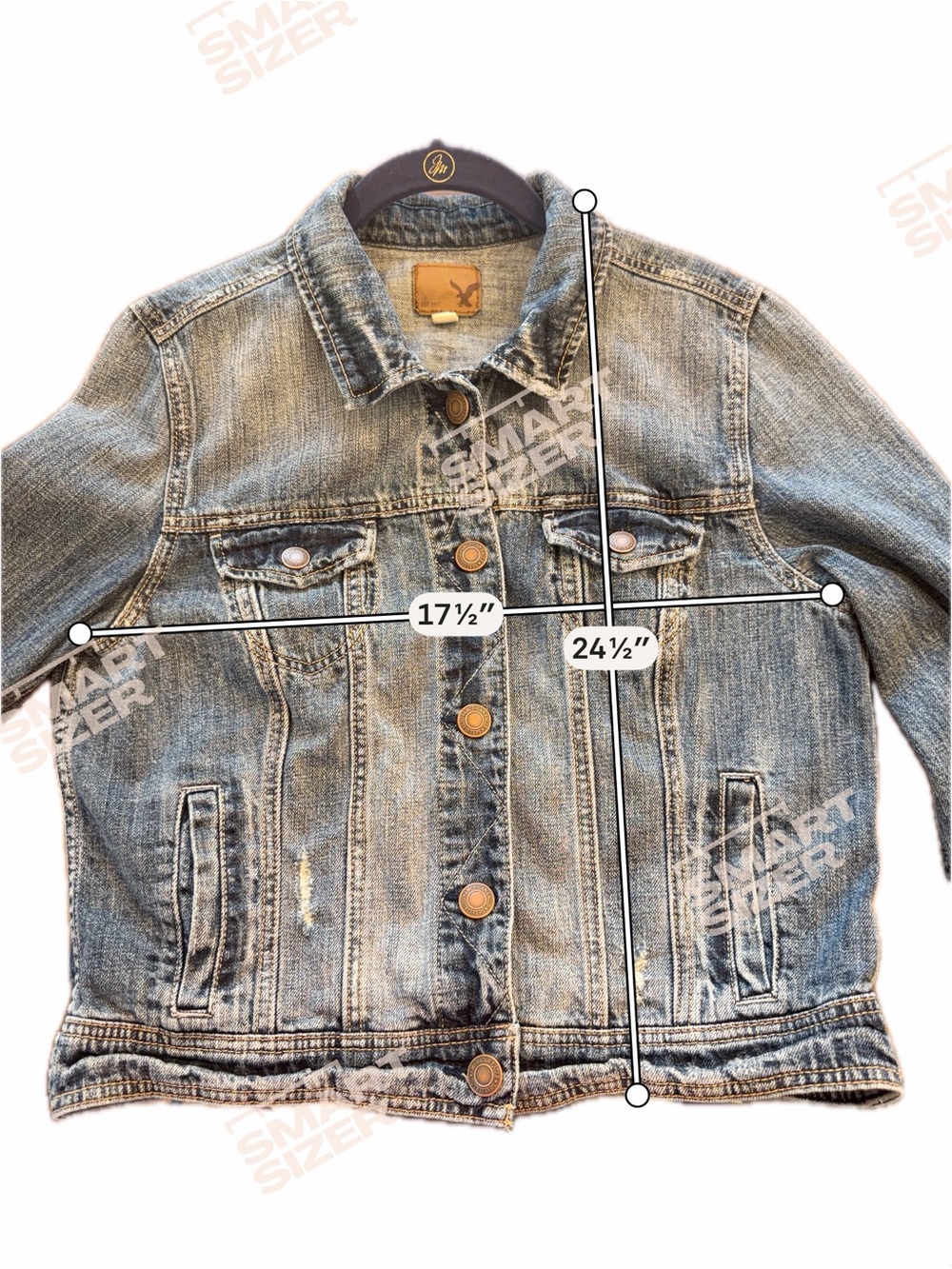 Women’s American Eagle Denim Jacket Large - Picture 6 of 6